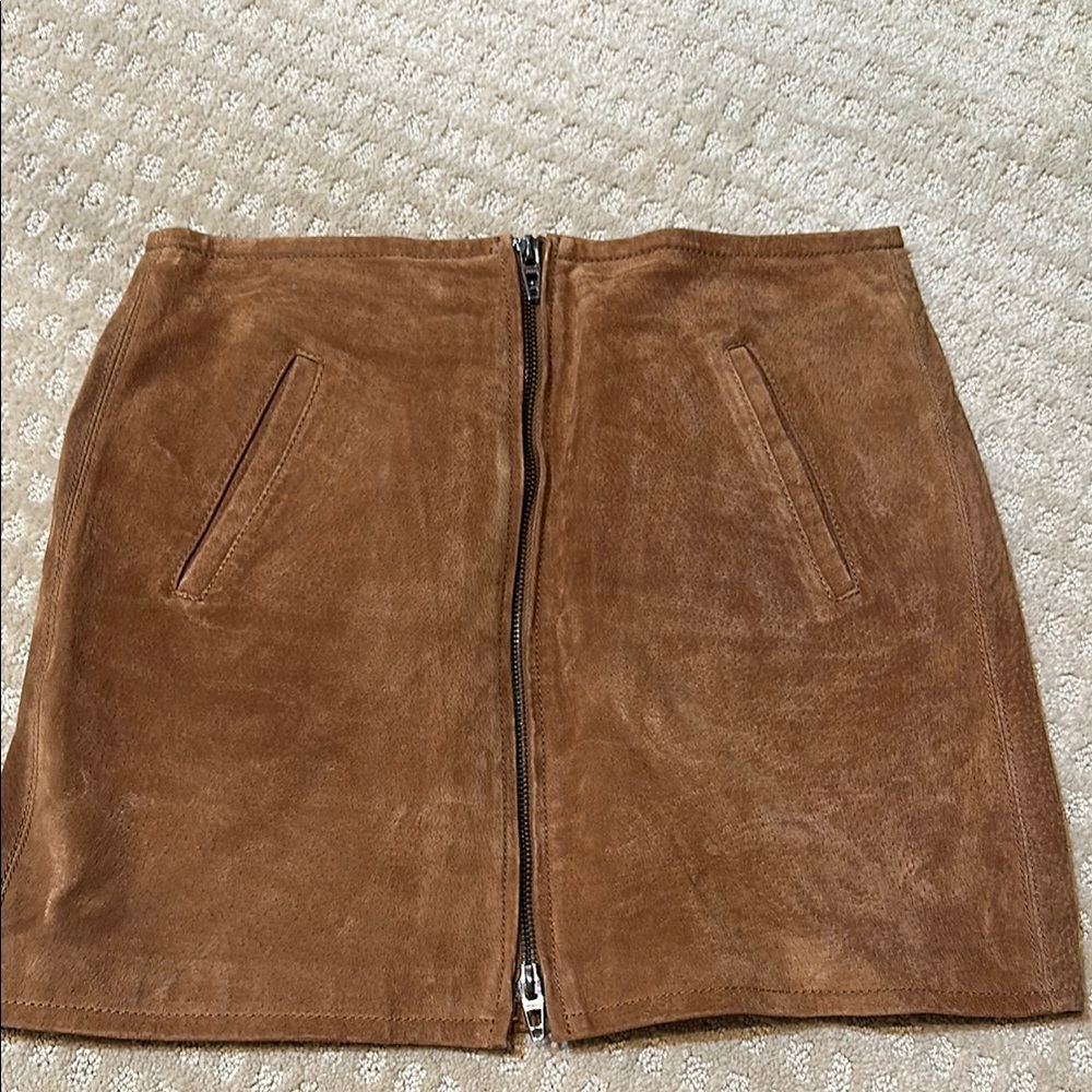 Blank NYC Brown Tan Mini Skirt Casual